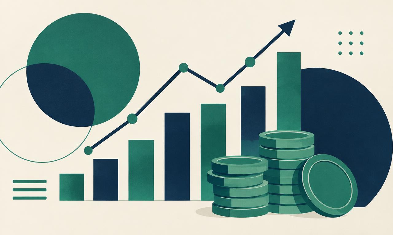 Abstract illustration of charts